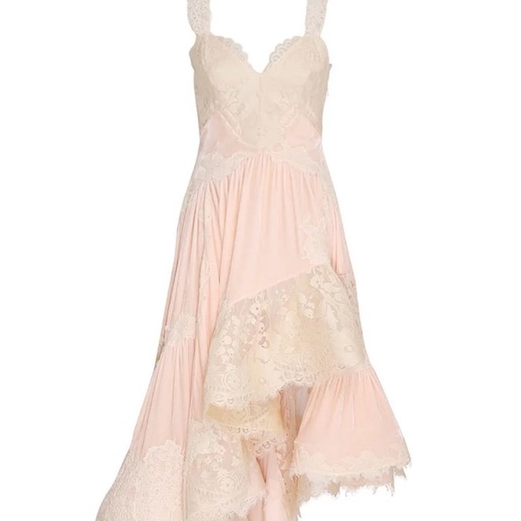 Zimmermann Dresses & Skirts - Zimmermann Luminosity Pink Velvet MIDI Dress size 2-4 US size 0 AU